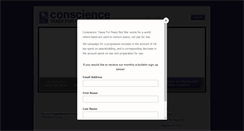 Desktop Screenshot of conscienceonline.org.uk