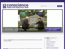 Tablet Screenshot of conscienceonline.org.uk